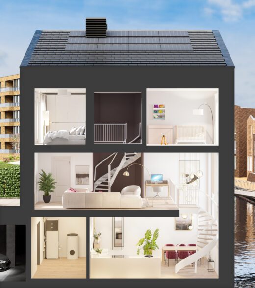 Interieur doorsnede (bouwnr 45)