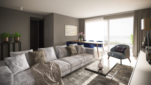 Interieur appartement </br> type H3 (bouwnrs 30, 33, 36 & 39)